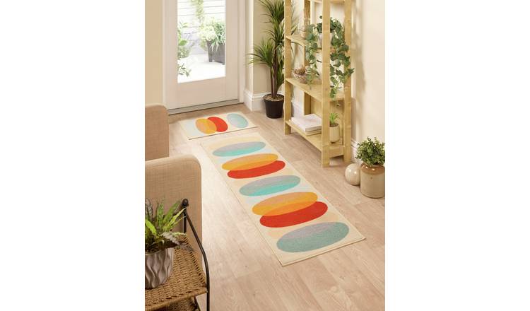 Floormatters Retro Lead Runner & Mat Set - 50X150cm