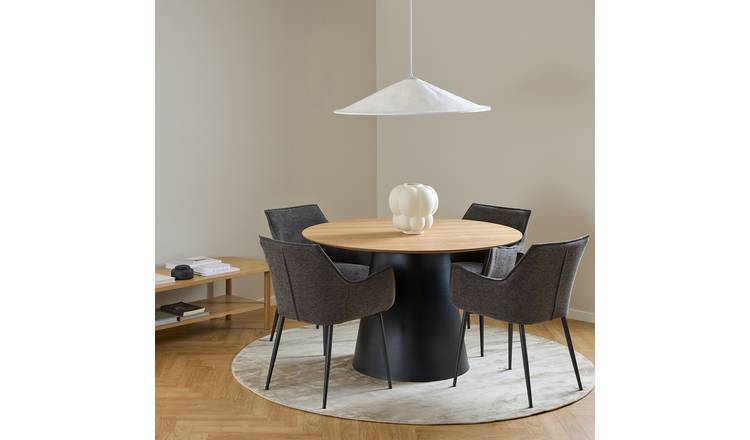 Furniture To Go Soli 4 Seater Round Dining Table - Natural