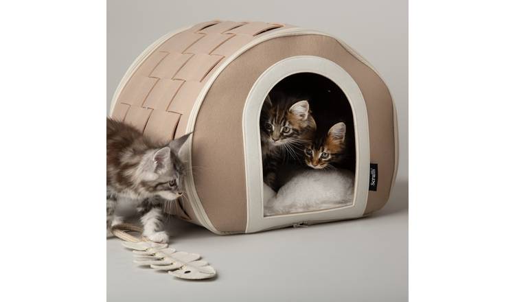 Scruffs Stockholm Felt Cave Cat Bed - Small.