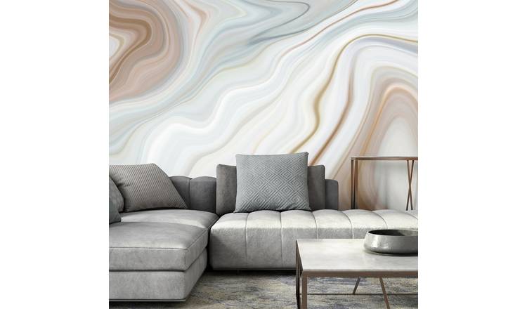 Origin Murals Marbled Ink Cloud Wall Mural