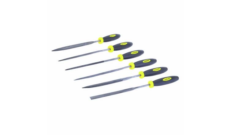 Rolson 6 Piece 140mm Needle File Set