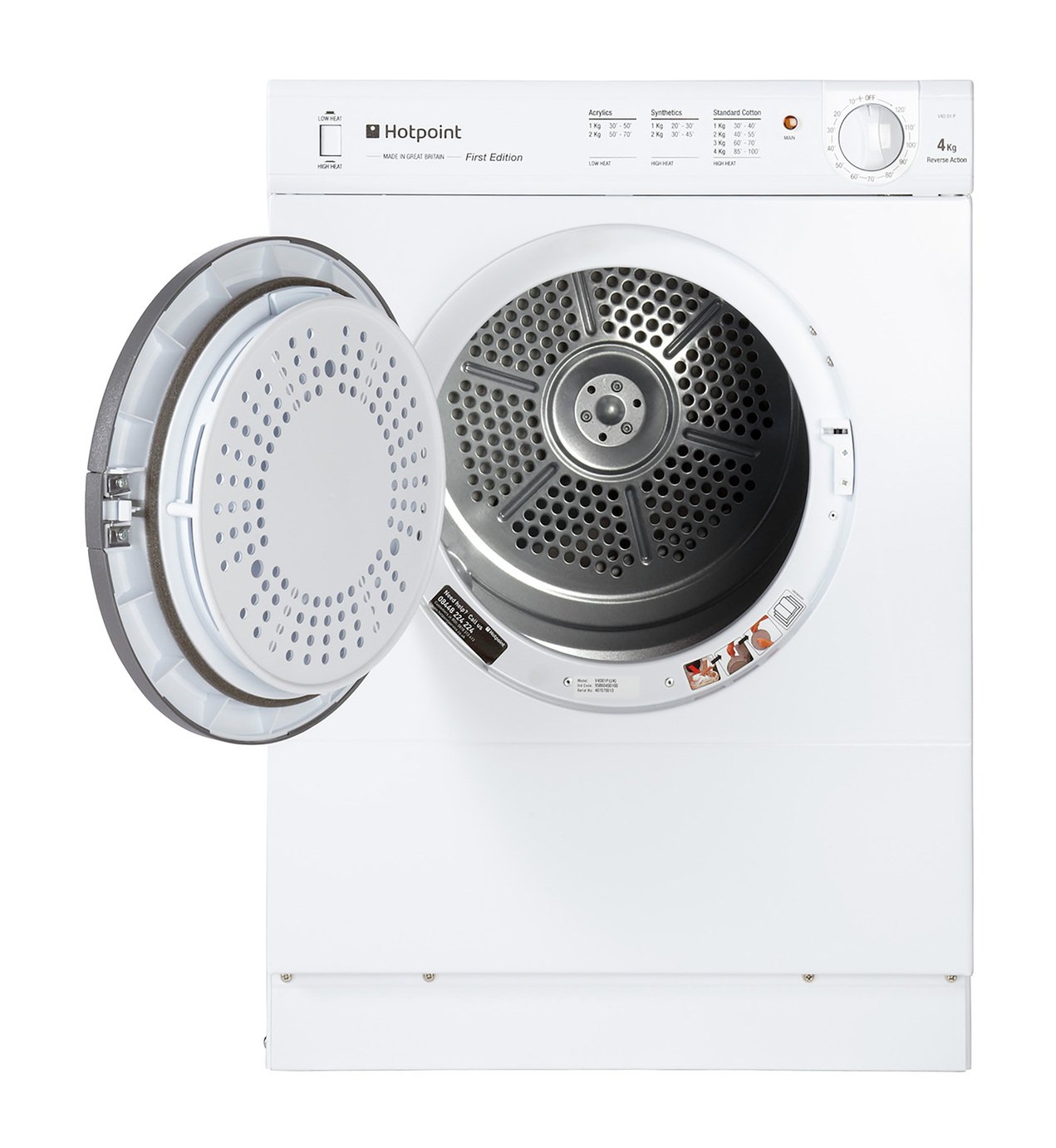 Hotpoint NV4D01P 4KG Vented Tumble Dryer Review