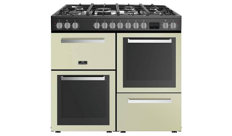 New World LOMOND100DFCRM 100cm Dual Fuel Cooker - Cream