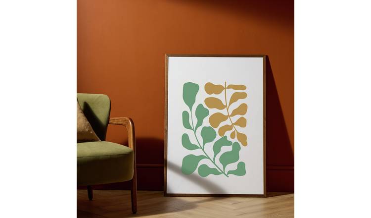 Habitat Walnut Wooden Wall Picture Frame - 70x100cm