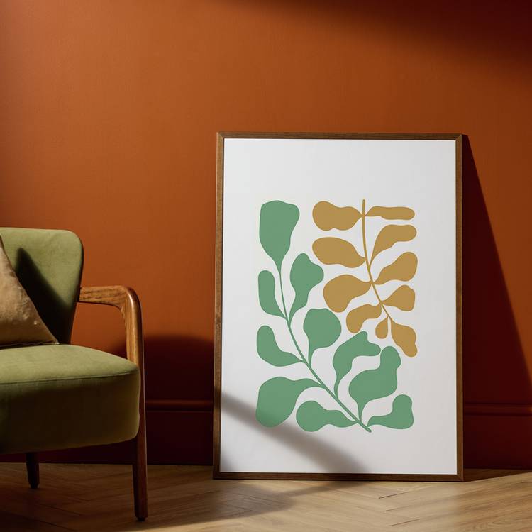 Habitat Walnut Wooden Wall Picture Frame - 70x100cm 0