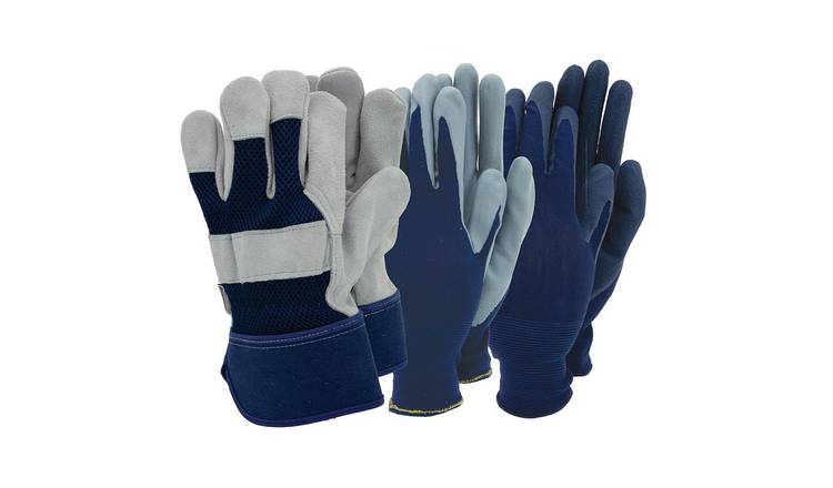 Town & Country Men's Rigger Triple Pack Gardening Gloves