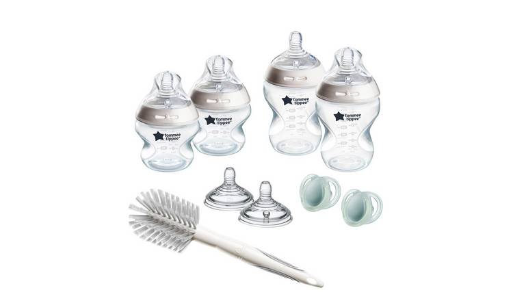 Tommee Tippee Natural Baby Starter Baby Bottle Kit - White