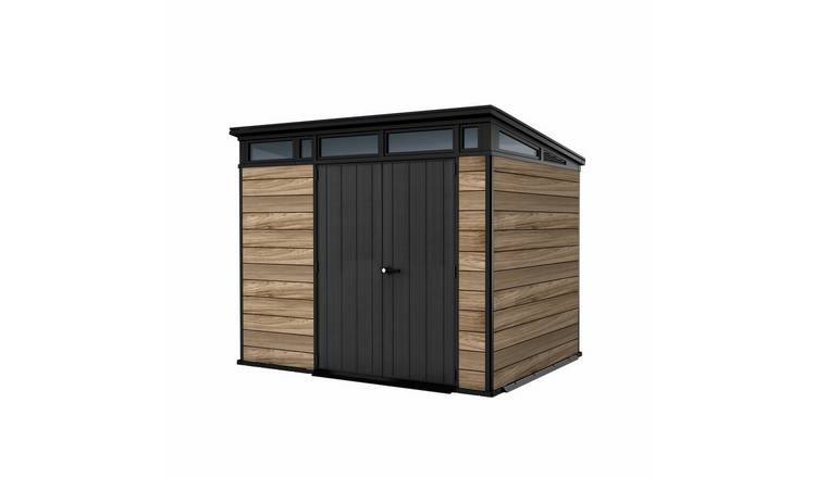 Keter Signature 9X7 Pent Shed - Oak