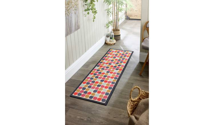 My Mat Retro Clover Short Pile Runner - 50x150cm