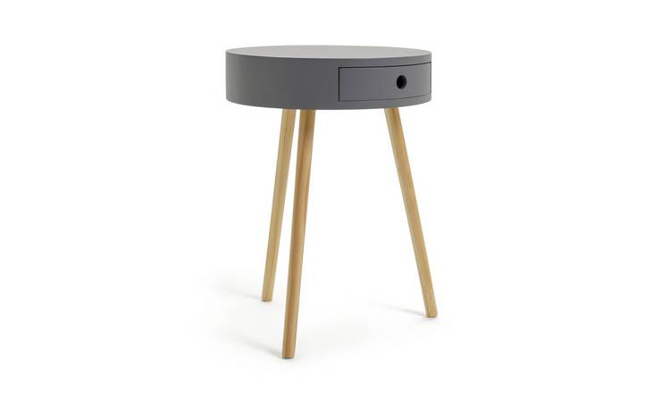 Round on sale bedside drawers