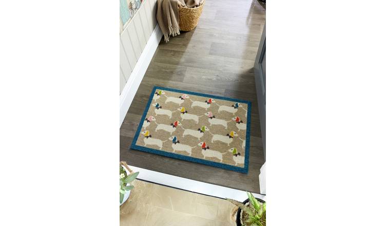 Howler & Scratch Dog Multi Short Pile Doormat - 50x75cm