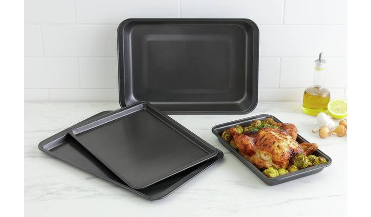 Buy Argos Home 2 Piece Teflon Non Stick Oven Tray Set, Bakeware