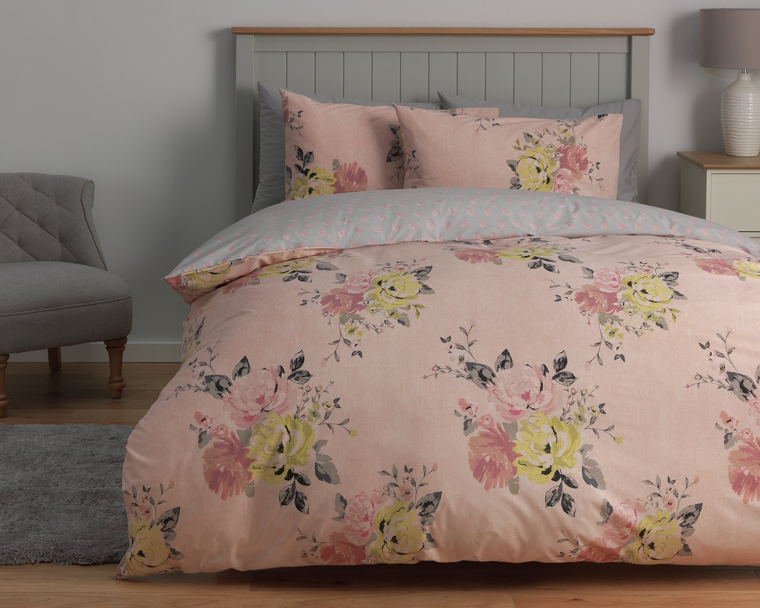 Argos Home Large Floral Print Bedding Set Review