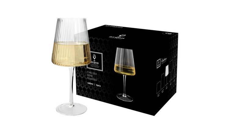 Argon Tableware Chelsea Optic Crystal White Wine Glasses - Pack of 24