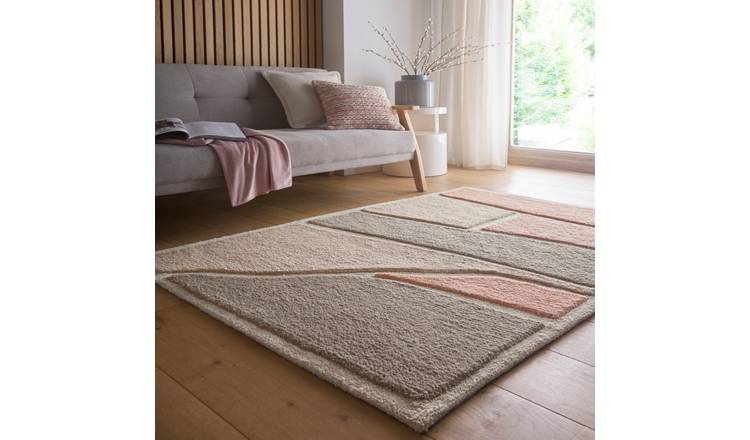 Mega Flooring Grey Modern Abstract Rug - 200 x 290cm