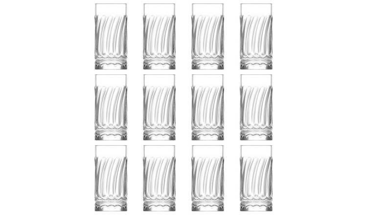 LAV Wave Highball Glasses - 390ml - Pack of 12