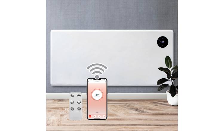 Purus 2000W Smart WiFi Electric Panel Heater - White
