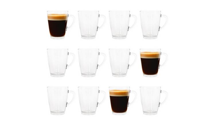 LAV Vega Glass Espresso Cups - 400ml - Pack of 12
