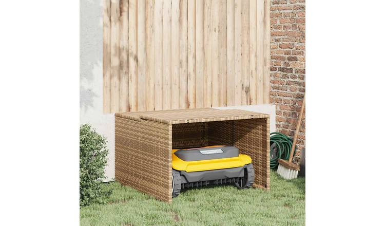 Walplus Steel Robot Mower Garage - Beige - 57 cm
