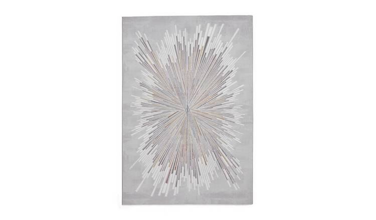 Mega Flooring Multi Modern Abstract Rug - 120 x 170cm