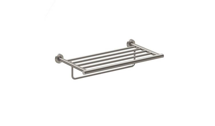 Cosmic Architect Towel Rack - Brushed Stainless Steel