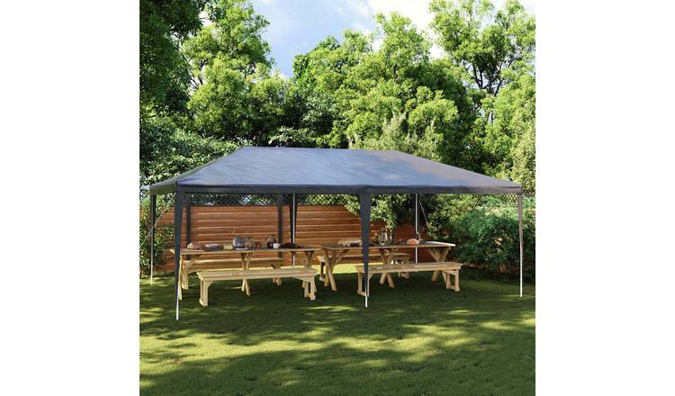 Walplus 4 x 6 m 90gsm Professional Party Tent - Anthracite