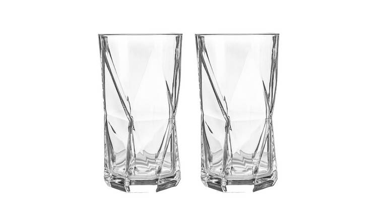 Bormioli Rocco Cassiopea Highball Glasses - 480ml - Clear - Pack of 2