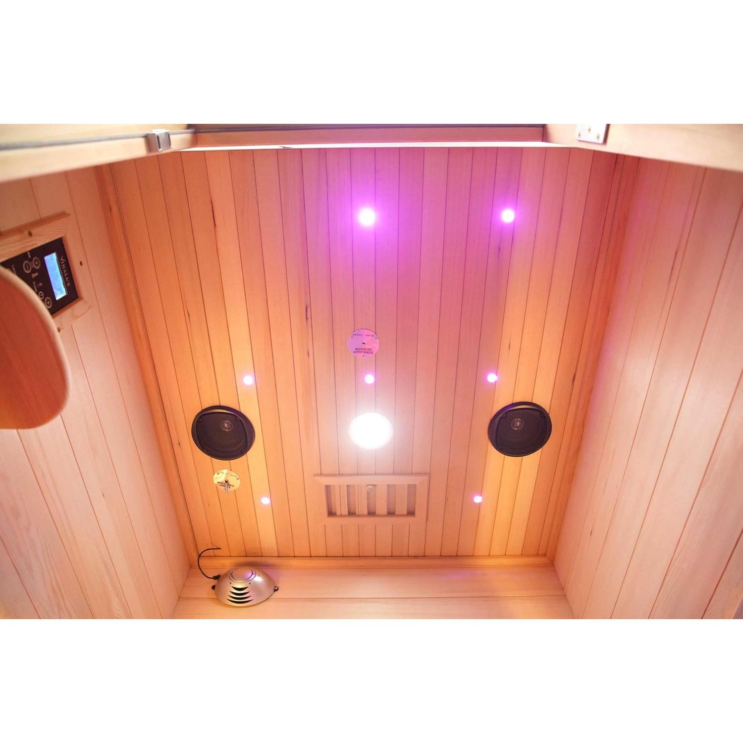 Vidalux Platinum 1 Person Hemlock Full Spectrum Sauna - Image 5
