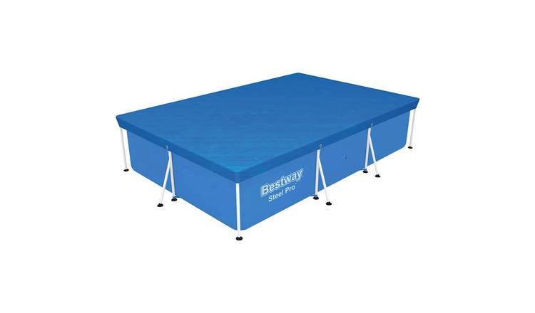 Walplus Polyethylene Pool Cover - Blue - 304 x 205 x 66 cm
