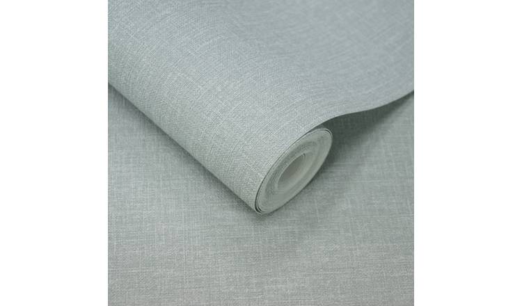 Grandeco Pure Protect Cirrus Textured Antibacterial Wallpaper - Mid Blue