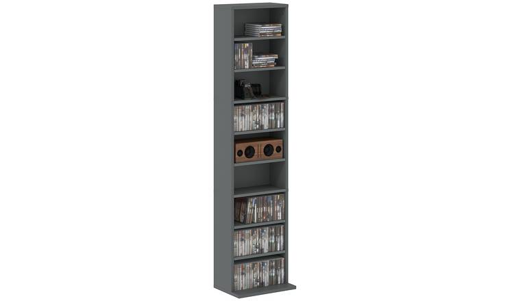 HOMCOM 9 Tier Adjustable Shelf - Grey