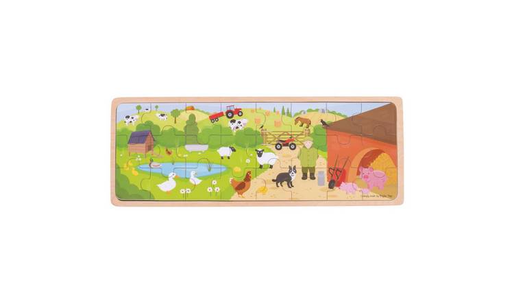 Bigjigs Toys On The Farm Puzzle - 2 Years +