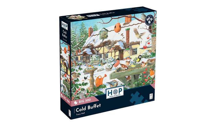 The House of Puzzles Cold Buffet BIG 500 Piece Jigsaw Puzzle