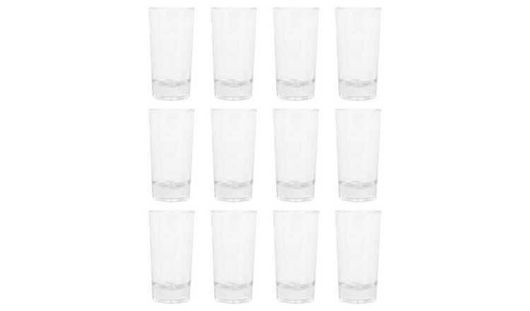 Rink Drink Shot Glasses - Clear - Pack of 12