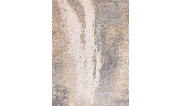 Mega Flooring Brown Modern Abstract Rug - 120 x 170cm