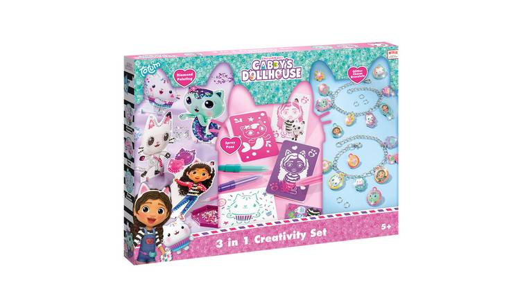 Totum Gabby's Dollhouse 3 in 1 Craft Set
