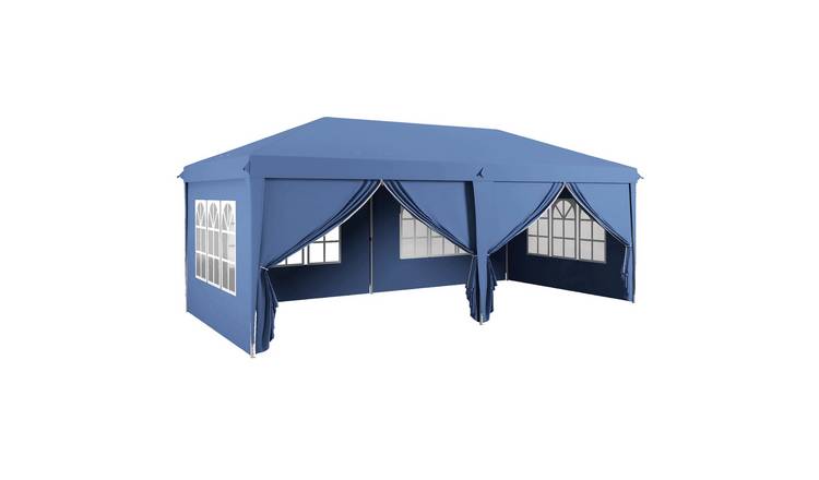 Outsunny Water Resistant Pop Up Gazebo – Blue