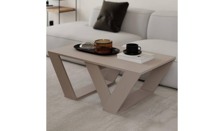 Decortie Pipra Melamine Particleboard Coffee Table - Mocha