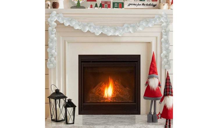 Walplus Christmas Baubles - White - 20 x 20 cm