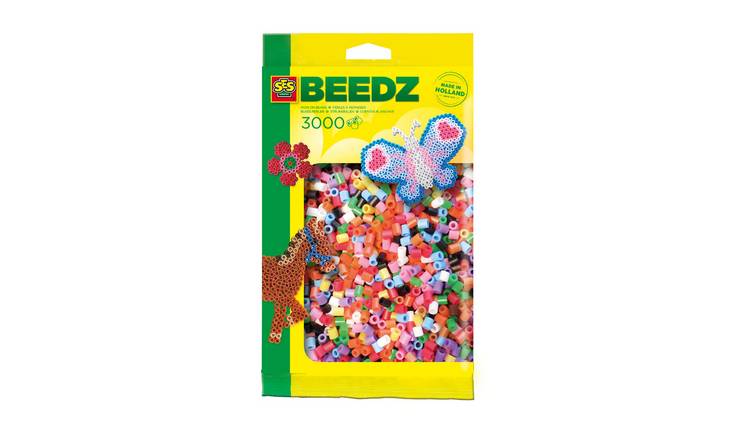 SES Creative Iron On Beads 3000 Piece Craft Set - Mix Basic