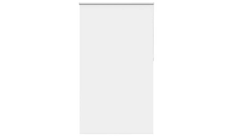 Walplus Polyester No-Drill Blackout Roller Blind - White - 120 x 230 cm