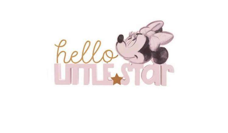 Disney Minnie Mouse Mantle Plaque - Pink