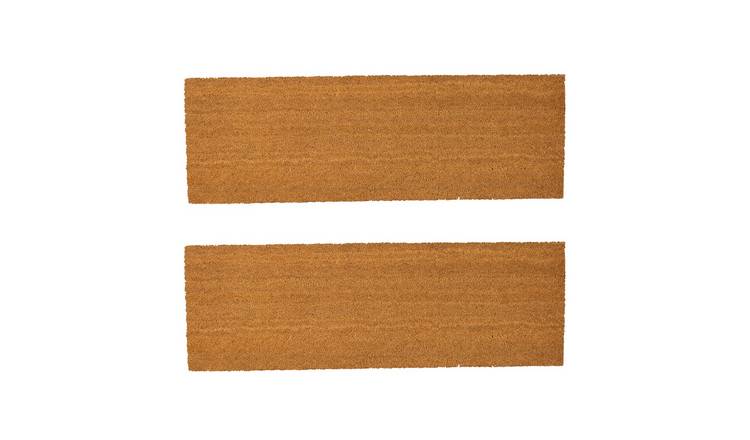 Nicola Spring Coir Double Door Mats - Classic - Pack of 2