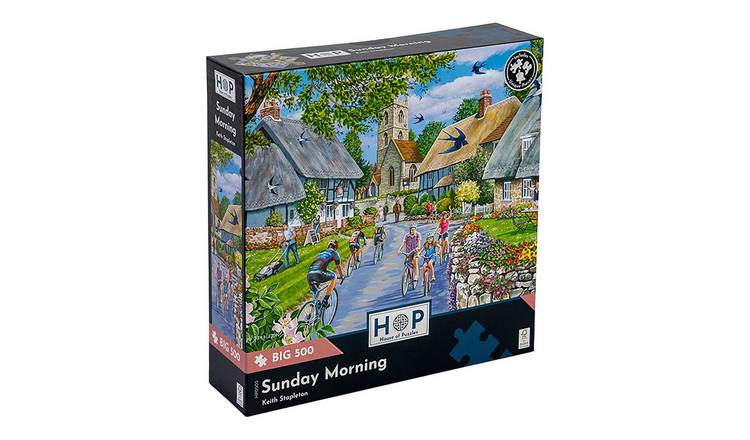 The House of Puzzles Sunday Morning BIG 500 Piece Jigsaw Puzzle