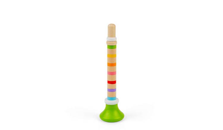 Bigjigs Toys  Trumpet - Green - 18 Months +