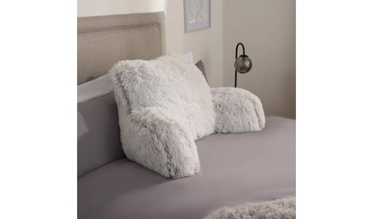 OHS Fluffy Fleece Cuddle Cushion - Grey Marl