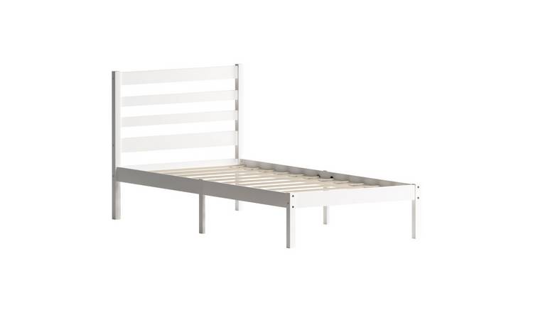 Junior Vida Libra Single Wooden Bed - White