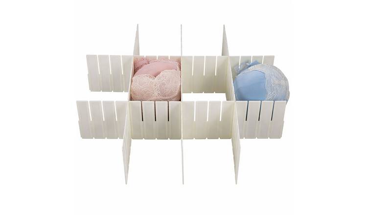 HomeMate Easy Fit Drawer Dividers - 10pk