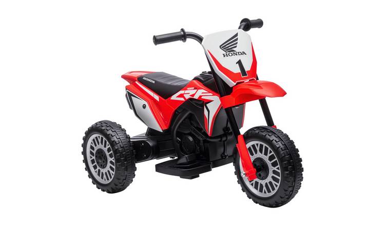 HOMCOM Honda CRF450RL 6V 3 Wheel 18 to 36 Months Ride on Motorbike – Red