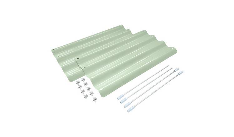 Harbour Housewares 2pc Steel Raised Garden Bed Extension Set - 50cm - Green